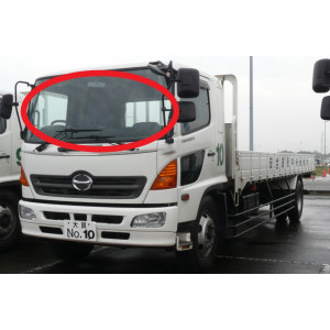 HINO RANGER 077 широкая кабина (стекло лобовое)